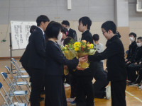 花束贈呈