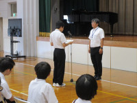 ２学期始業式